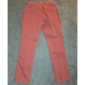 J. CREW Men's 34W 32L Broken In Regular Fit Washed Out Red DFR 05/24